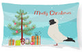 Nun Pigeon Christmas Decorative Throw Pillow 12x16 Indoor Outdoor Accent Cushion, Fabric Cover with Insert for Sofa, Bed, Porch & Living Room