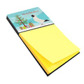 Nun Pigeon Christmas Watercolor Sticky Note Holder Refillable Dispenser Desk Accessory 3x3 Pad Gift