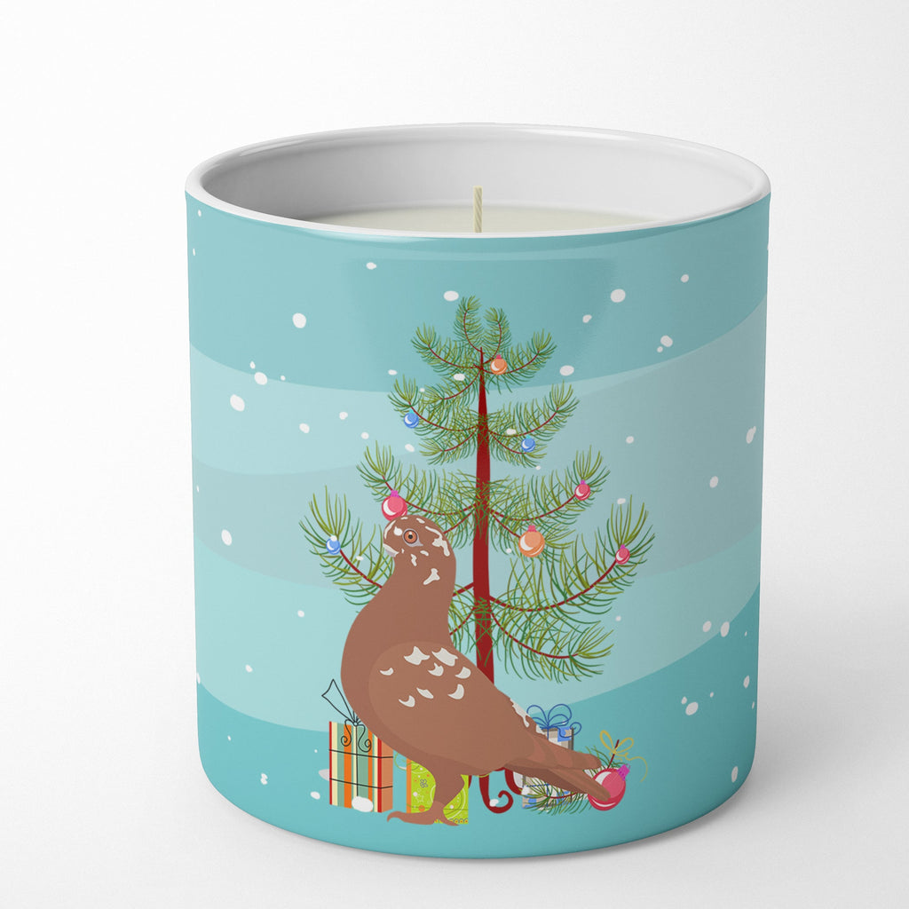 African Owl Pigeon Christmas Decorative Soy Candle Nature Soy Wax Essential Oil Home Decor Ideal for Bedroom Kitchen Bath Office Gift, 10 oz