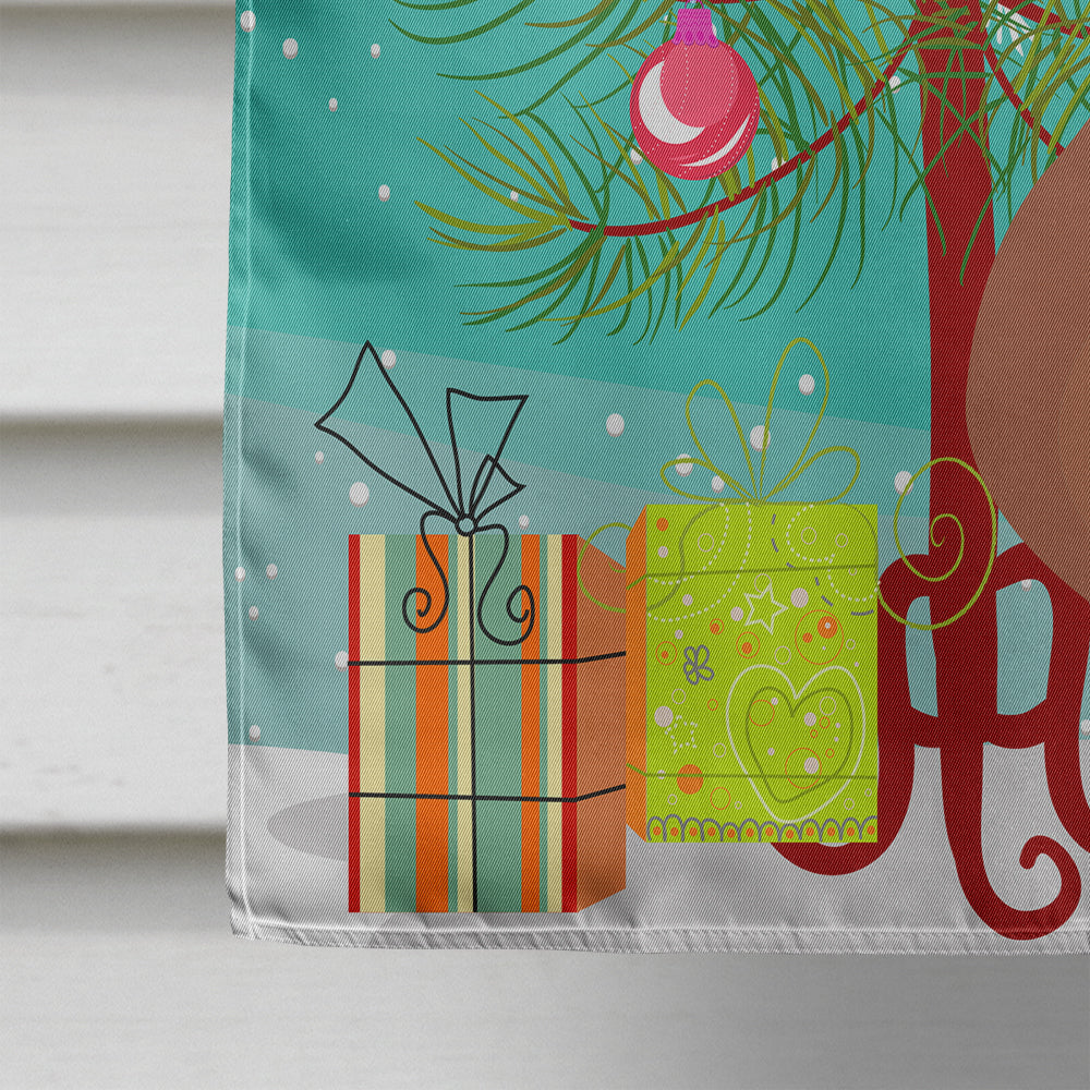 African Owl Pigeon Christmas House Flag 28x40 Porch Sleeve Pole Decorative Outside Yard Banner Artwork Wall Hanging, Polyester