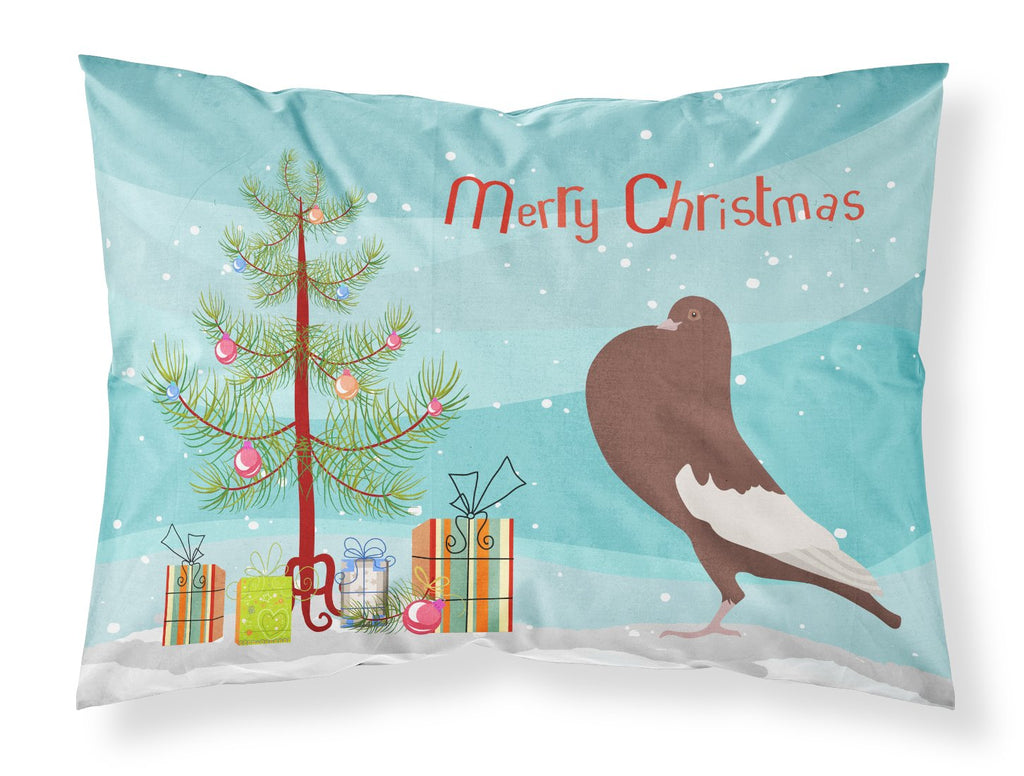 English Pouter Pigeon Christmas Standard Pillowcase Lightweight Super Soft Easy Care Decorative Artwork Pillowcase, Standard