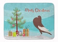 English Pouter Pigeon Christmas Memory Foam Kitchen Mat Machine Washable Anti-Fatigue Cushion Comfort Bath or Kitchen Rug