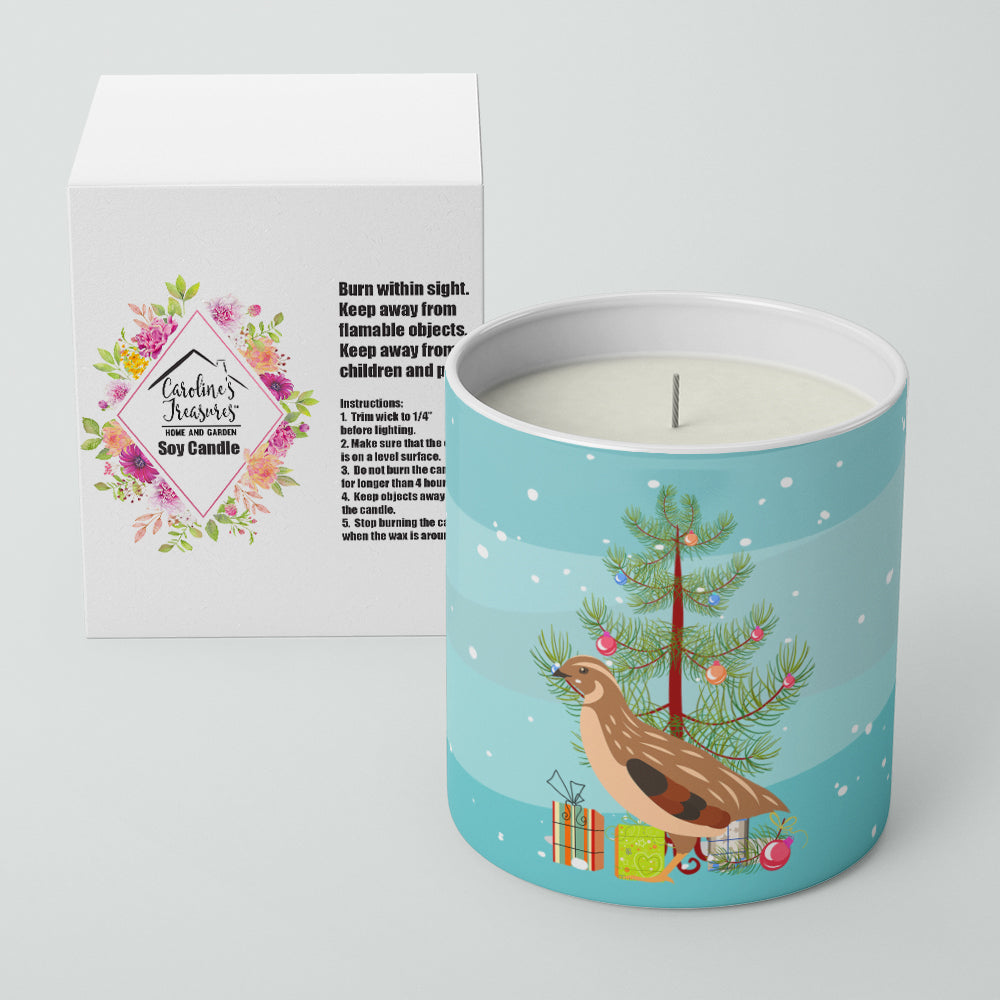 Golden Phoenix Quail Christmas Decorative Soy Candle Nature Soy Wax Essential Oil Home Decor Ideal for Bedroom Kitchen Bath Office Gift, 10 oz