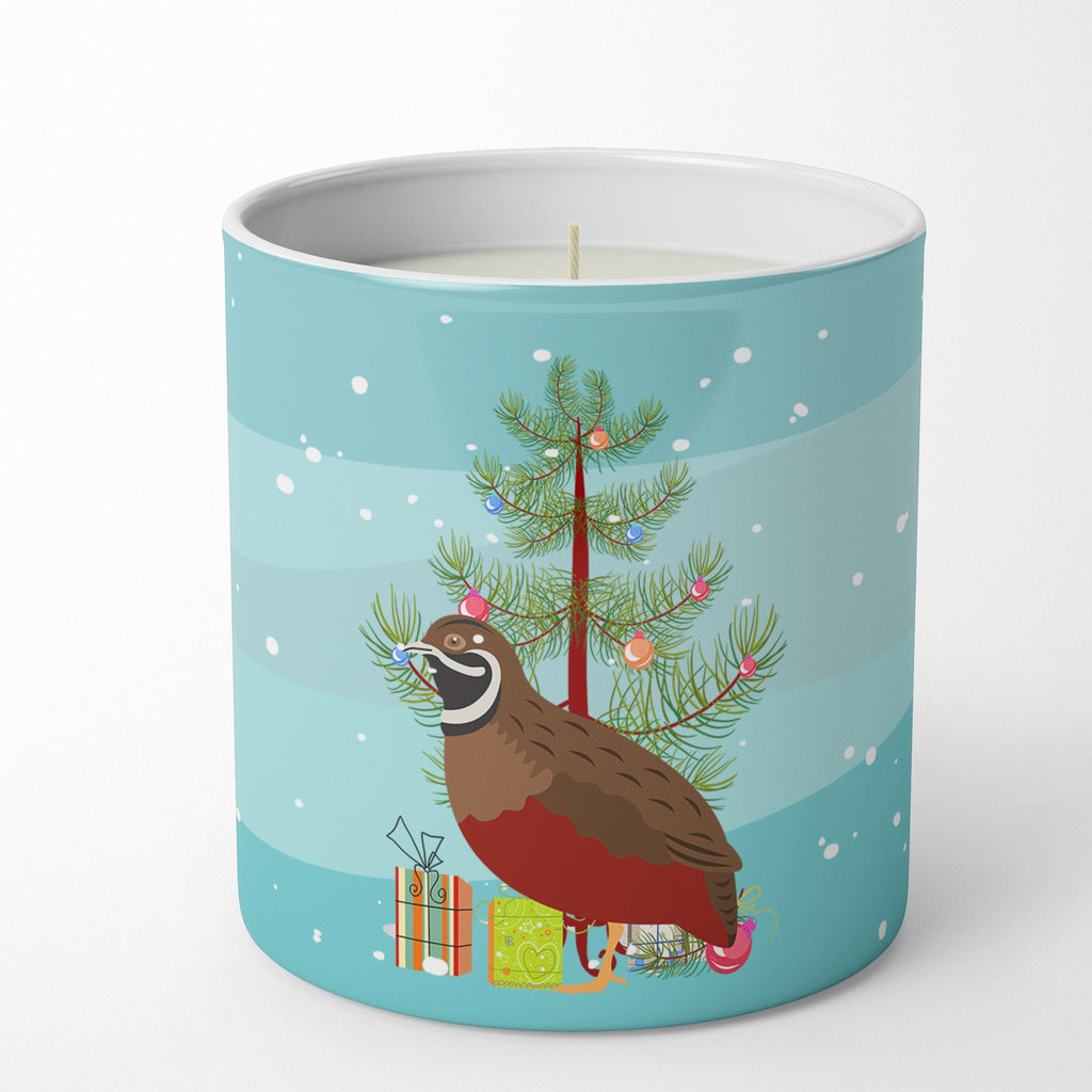 Chinese Painted or King Quail Christmas Decorative Soy Candle Nature Soy Wax Essential Oil Home Decor Ideal for Bedroom Kitchen Bath Office Gift, 10 oz