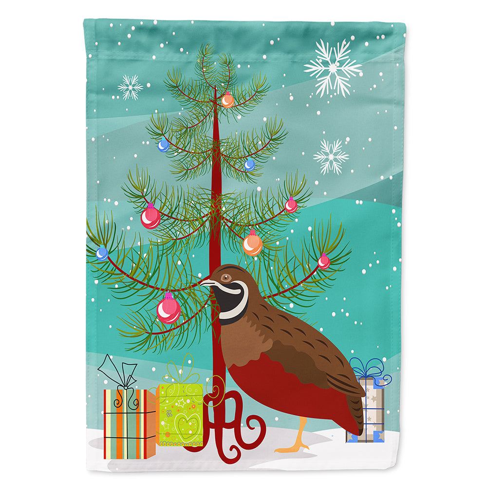 Chinese Painted or King Quail Christmas House Flag 28x40 Porch Sleeve Pole Decorative Outside Yard Banner Artwork Wall Hanging, Polyester