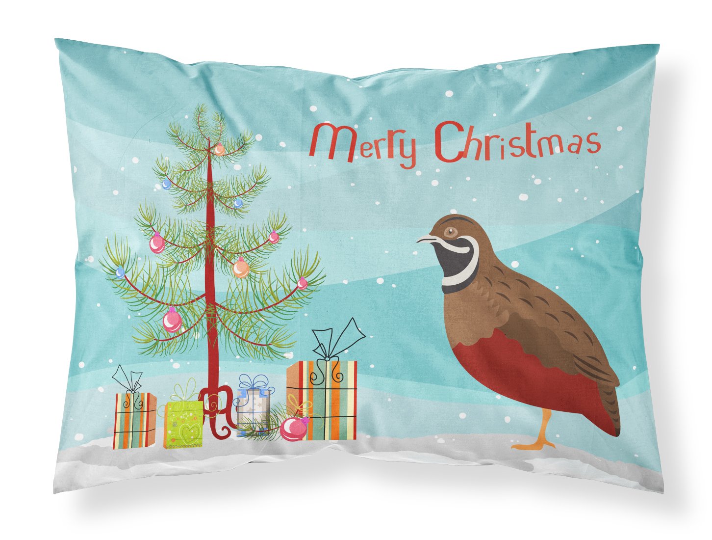 Chinese Painted or King Quail Christmas Standard Pillowcase Lightweight Super Soft Easy Care Decorative Artwork Pillowcase, Standard