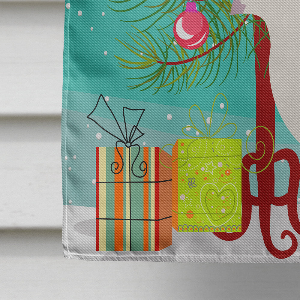 Texas Quail Christmas House Flag 28x40 Porch Sleeve Pole Decorative Outside Yard Banner Artwork Wall Hanging, Polyester