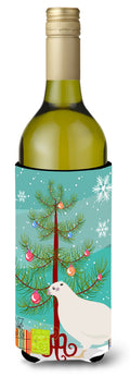 Texas Quail Christmas Wine Bottle Hugger Gift Sleeve for Standard 750 ml Bottles, Insulated Reusable Also Fits Mini Shot & Pint Bottles