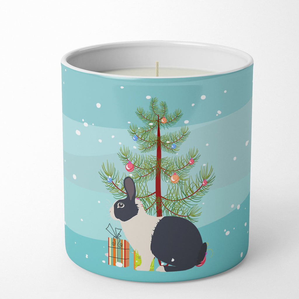 Dutch Rabbit Christmas Decorative Soy Candle Nature Soy Wax Essential Oil Home Decor Ideal for Bedroom Kitchen Bath Office Gift, 10 oz