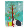 Dutch Rabbit Christmas House Flag 28x40 Porch Sleeve Pole Decorative Outside Yard Banner Artwork Wall Hanging, Polyester