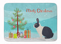 Dutch Rabbit Christmas Memory Foam Kitchen Mat Machine Washable Anti-Fatigue Cushion Comfort Bath or Kitchen Rug