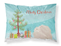 Fluffy Angora Rabbit Christmas Standard Pillowcase Lightweight Super Soft Easy Care Decorative Artwork Pillowcase, Standard