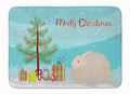 Fluffy Angora Rabbit Christmas Memory Foam Kitchen Mat Machine Washable Anti-Fatigue Cushion Comfort Bath or Kitchen Rug