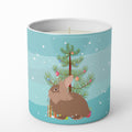 Lionhead Rabbit Christmas Decorative Soy Candle Nature Soy Wax Essential Oil Home Decor Ideal for Bedroom Kitchen Bath Office Gift, 10 oz