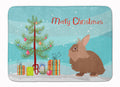 Lionhead Rabbit Christmas Memory Foam Kitchen Mat Machine Washable Anti-Fatigue Cushion Comfort Bath or Kitchen Rug