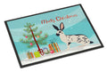 English Spot Rabbit Christmas Doormat Indoor Outdoor 24H X 36W Front Door Mat Rugs for Entryway, Non Slip Washable Low Pile,