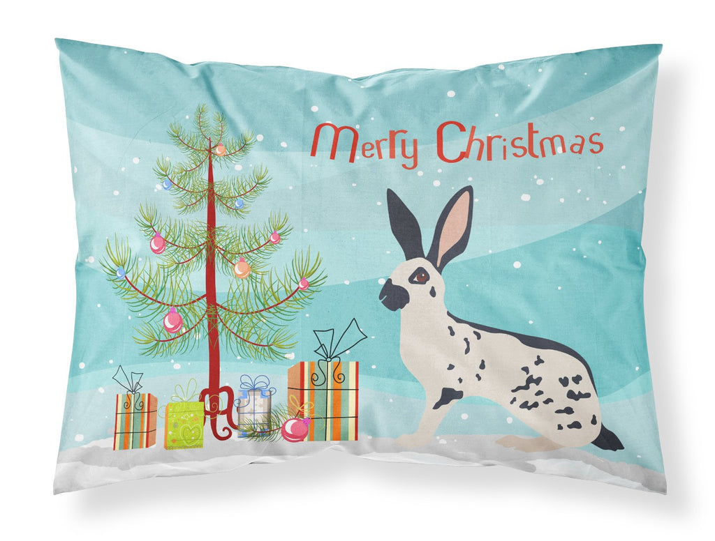 English Spot Rabbit Christmas Standard Pillowcase Lightweight Super Soft Easy Care Decorative Artwork Pillowcase, Standard