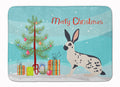 English Spot Rabbit Christmas Memory Foam Kitchen Mat Machine Washable Anti-Fatigue Cushion Comfort Bath or Kitchen Rug