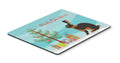 Tan Rabbit Christmas Mouse Pad, Heat Resistant Trivet Hot Pad , Non Slip Rubber Desk Mat, Kitchen Counter Protector, Home Office Decor Gift
