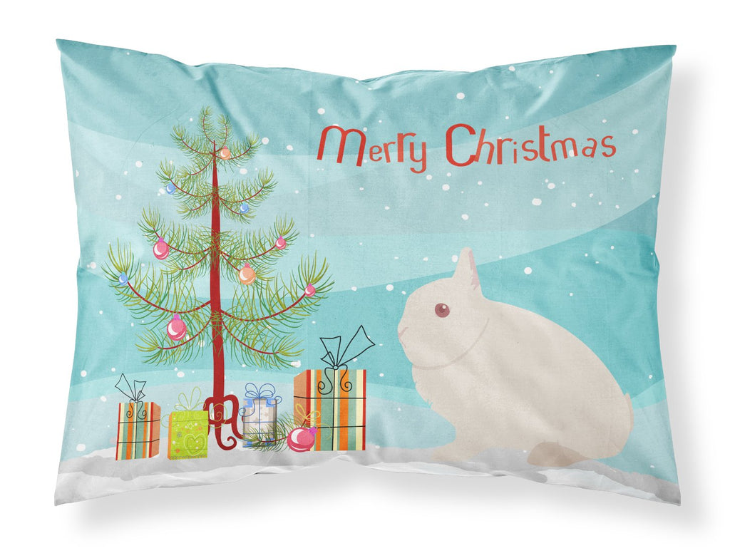 Hermelin Rabbit Christmas Standard Pillowcase Lightweight Super Soft Easy Care Decorative Artwork Pillowcase, Standard