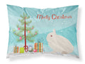Hermelin Rabbit Christmas Standard Pillowcase Lightweight Super Soft Easy Care Decorative Artwork Pillowcase, Standard