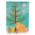 Holland Lop Rabbit Christmas House Flag 28x40 Porch Sleeve Pole Decorative Outside Yard Banner Artwork Wall Hanging, Polyester