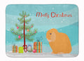 Holland Lop Rabbit Christmas Memory Foam Kitchen Mat Machine Washable Anti-Fatigue Cushion Comfort Bath or Kitchen Rug