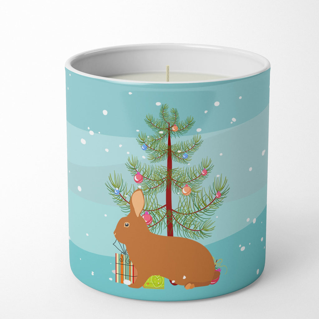 Rex Rabbit Christmas Decorative Soy Candle Nature Soy Wax Essential Oil Home Decor Ideal for Bedroom Kitchen Bath Office Gift, 10 oz