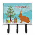 Rex Rabbit Christmas Leash or Key Holder Wall Hooks, Coat Rack Wall Mount, for Hanging Keys, Towels, Aprons, Leashes