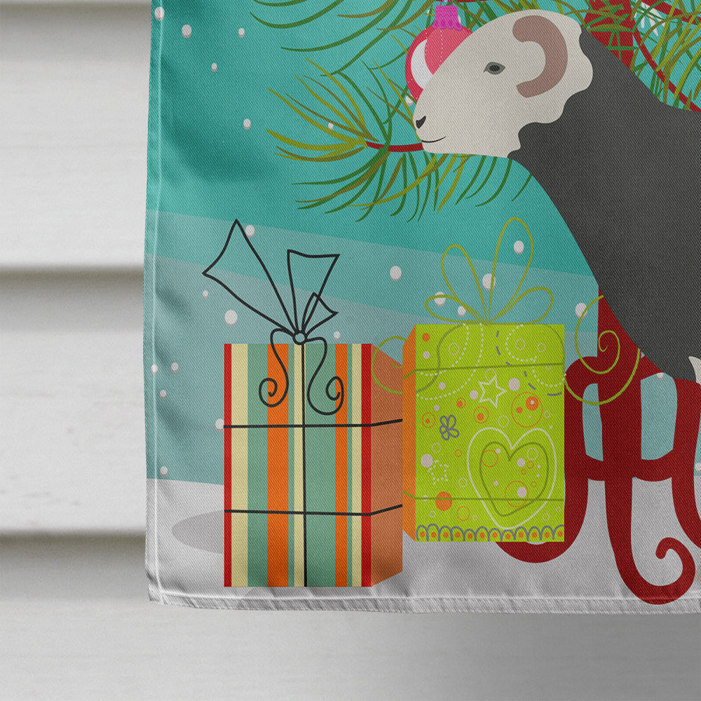 Herwick Sheep Christmas House Flag 28x40 Porch Sleeve Pole Decorative Outside Yard Banner Artwork Wall Hanging, Polyester