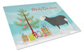 Herwick Sheep Christmas Cutting Board Tempered Glass Kitchen Cutting Surface, Heat Resistant Chopping, Non-Slip Feet, Food Prep & Serving