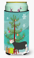 Herwick Sheep Christmas Tall Boy Hugger Can Cooler Sleeve Machine Washable Drink Collapsible Insulator Beverage Insulated Holder