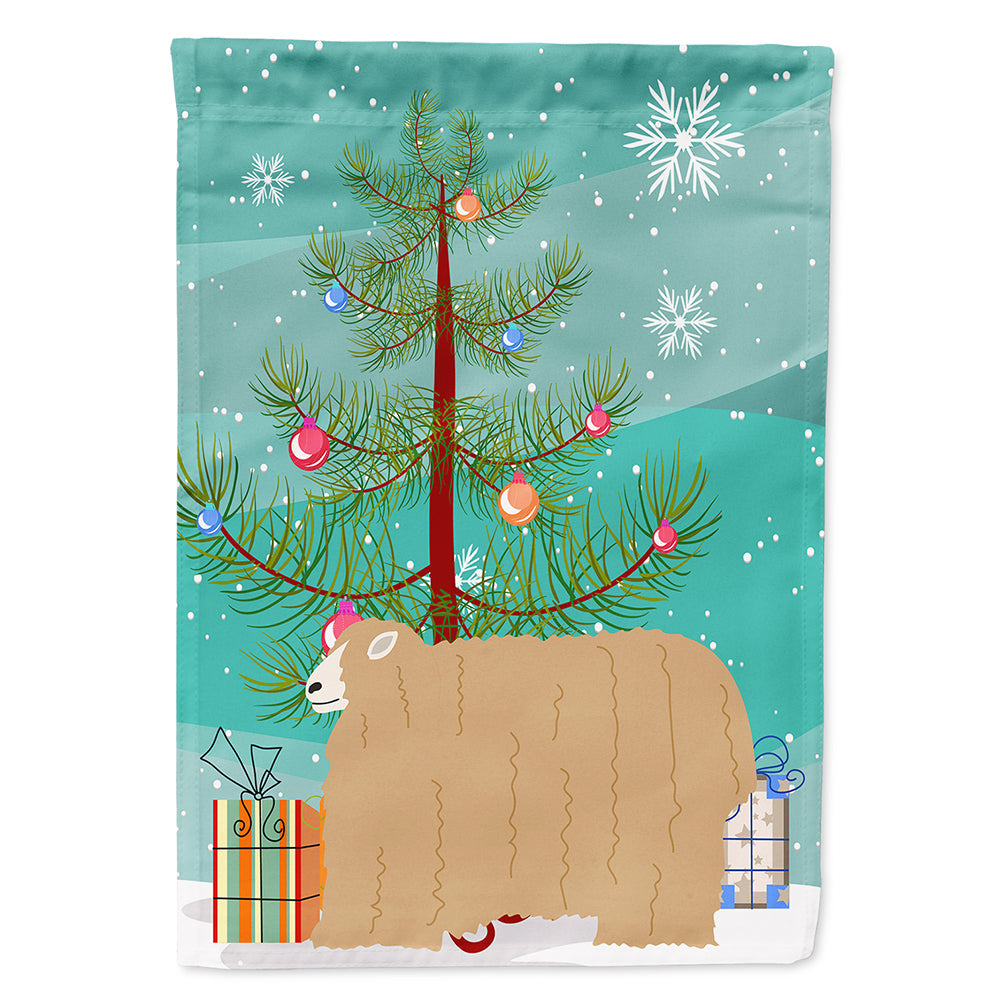 Lincoln Longwool Sheep Christmas House Flag 28x40 Porch Sleeve Pole Decorative Outside Yard Banner Artwork Wall Hanging, Polyester