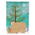 Lincoln Longwool Sheep Christmas House Flag 28x40 Porch Sleeve Pole Decorative Outside Yard Banner Artwork Wall Hanging, Polyester