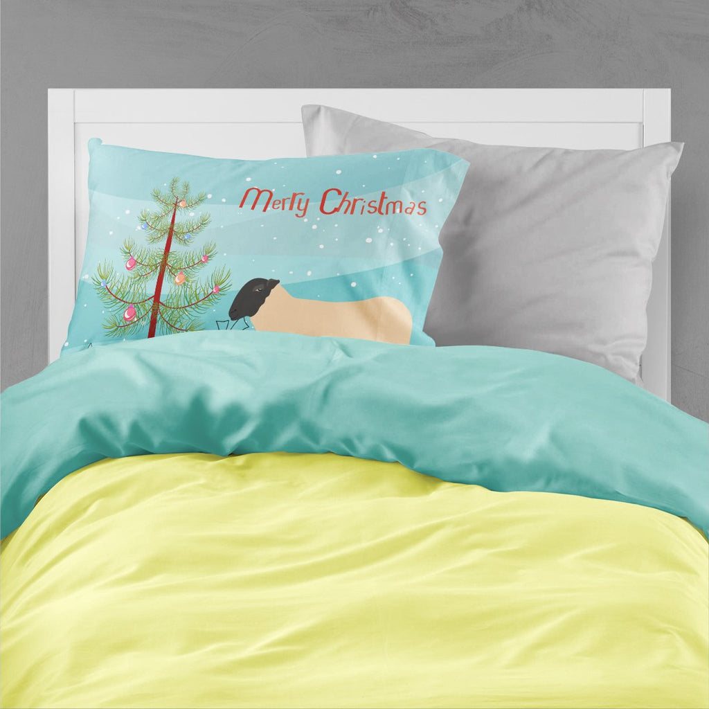 Suffolk Sheep Christmas Standard Pillowcase Lightweight Super Soft Easy Care Decorative Artwork Pillowcase, Standard