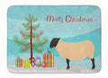 Suffolk Sheep Christmas Memory Foam Kitchen Mat Machine Washable Anti-Fatigue Cushion Comfort Bath or Kitchen Rug