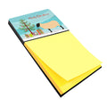 Suffolk Sheep Christmas Watercolor Sticky Note Holder Refillable Dispenser Desk Accessory 3x3 Pad Gift