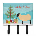 Suffolk Sheep Christmas Leash or Key Holder Wall Hooks, Coat Rack Wall Mount, for Hanging Keys, Towels, Aprons, Leashes