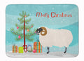 Scottish Blackface Sheep Christmas Memory Foam Kitchen Mat Machine Washable Anti-Fatigue Cushion Comfort Bath or Kitchen Rug
