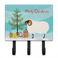 Scottish Blackface Sheep Christmas Leash or Key Holder Wall Hooks, Coat Rack Wall Mount, for Hanging Keys, Towels, Aprons, Leashes