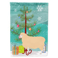 English Leicester Longwool Sheep Christmas House Flag 28x40 Porch Sleeve Pole Decorative Outside Yard Banner Artwork Wall Hanging, Polyester