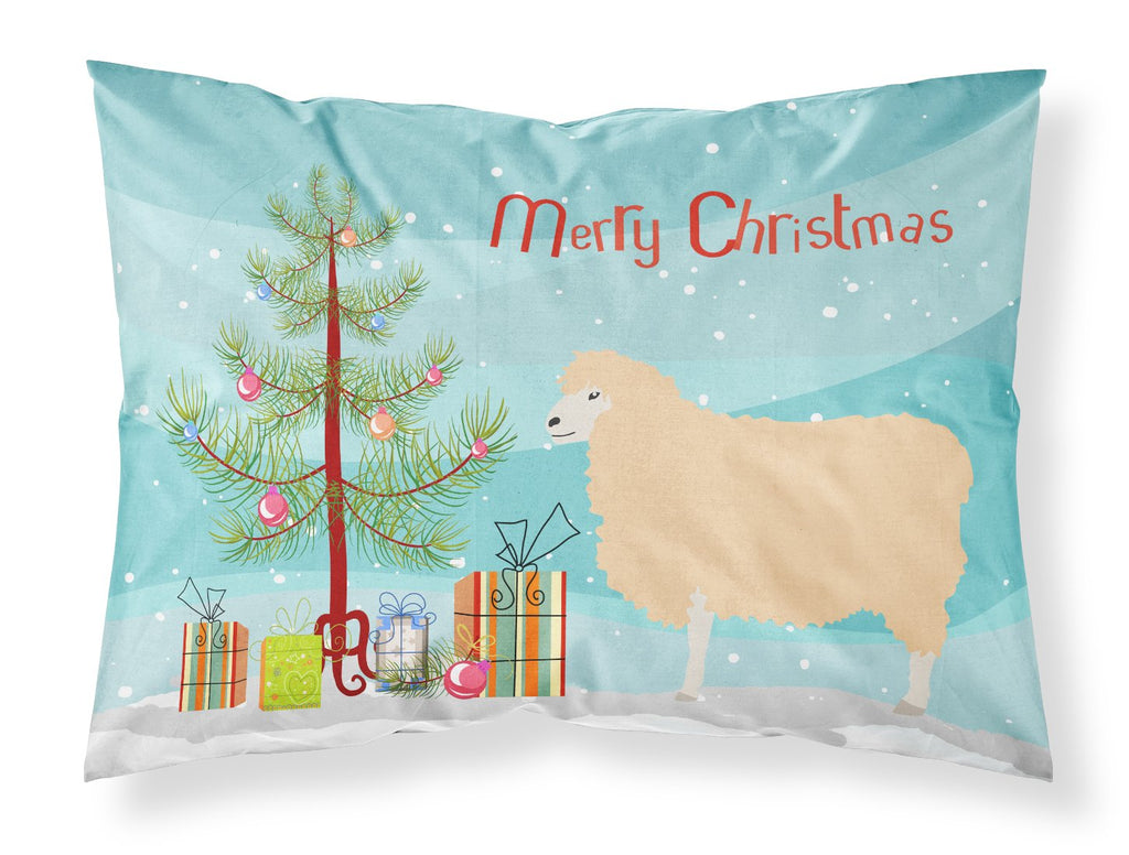 English Leicester Longwool Sheep Christmas Standard Pillowcase Lightweight Super Soft Easy Care Decorative Artwork Pillowcase, Standard