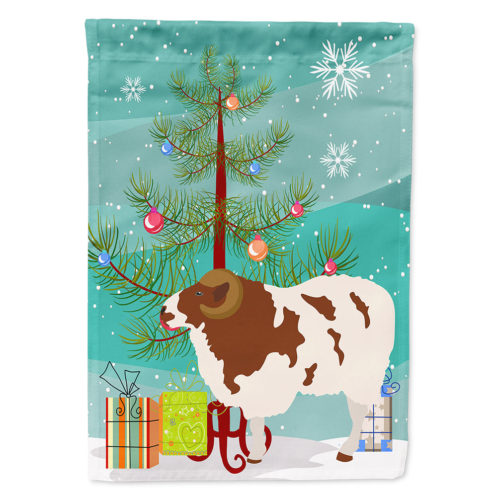 Jacob Sheep Christmas House Flag 28x40 Porch Sleeve Pole Decorative Outside Yard Banner Artwork Wall Hanging, Polyester