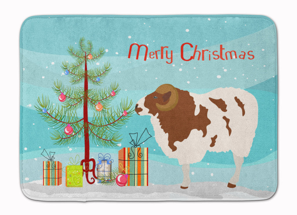 Jacob Sheep Christmas Memory Foam Kitchen Mat Machine Washable Anti-Fatigue Cushion Comfort Bath or Kitchen Rug