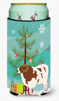 Jacob Sheep Christmas Tall Boy Hugger Can Cooler Sleeve Machine Washable Drink Collapsible Insulator Beverage Insulated Holder