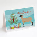 Hampshire Down Sheep Christmas Greeting Cards Pack of 8 Blank Cards with Envelopes Whimsical A7 Size 5x7
