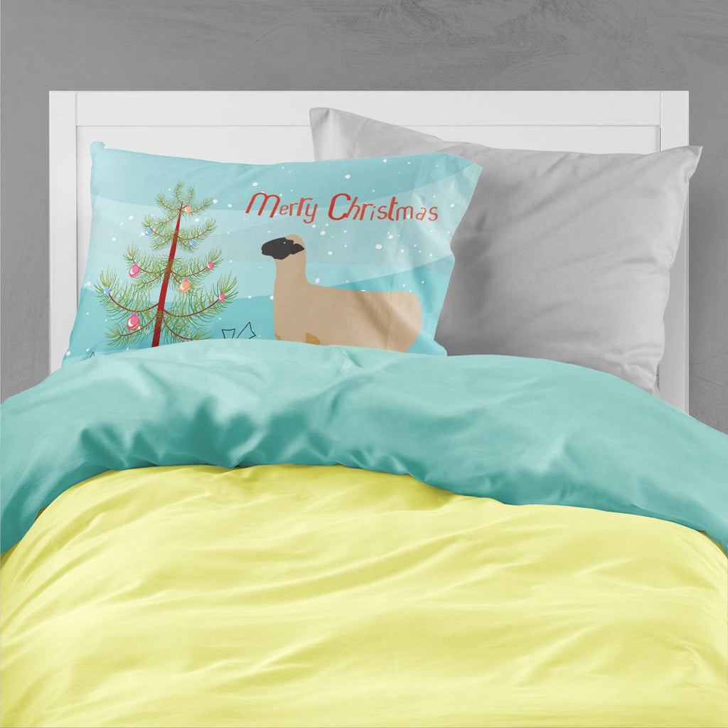Hampshire Down Sheep Christmas Standard Pillowcase Lightweight Super Soft Easy Care Decorative Artwork Pillowcase, Standard