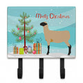 Hampshire Down Sheep Christmas Leash or Key Holder Wall Hooks, Coat Rack Wall Mount, for Hanging Keys, Towels, Aprons, Leashes