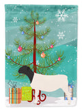Dorper Sheep Christmas House Flag 28x40 Porch Sleeve Pole Decorative Outside Yard Banner Artwork Wall Hanging, Polyester