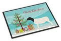 Dorper Sheep Christmas Doormat Indoor Outdoor 24H X 36W Front Door Mat Rugs for Entryway, Non Slip Washable Low Pile,